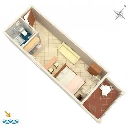 Studio Basina 4622a بيت ضيافة